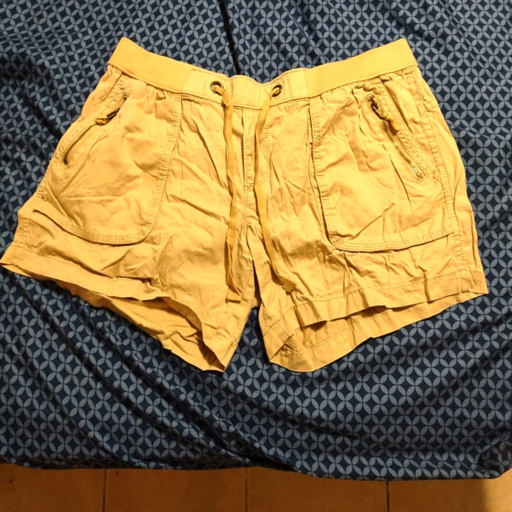 khaki shorts